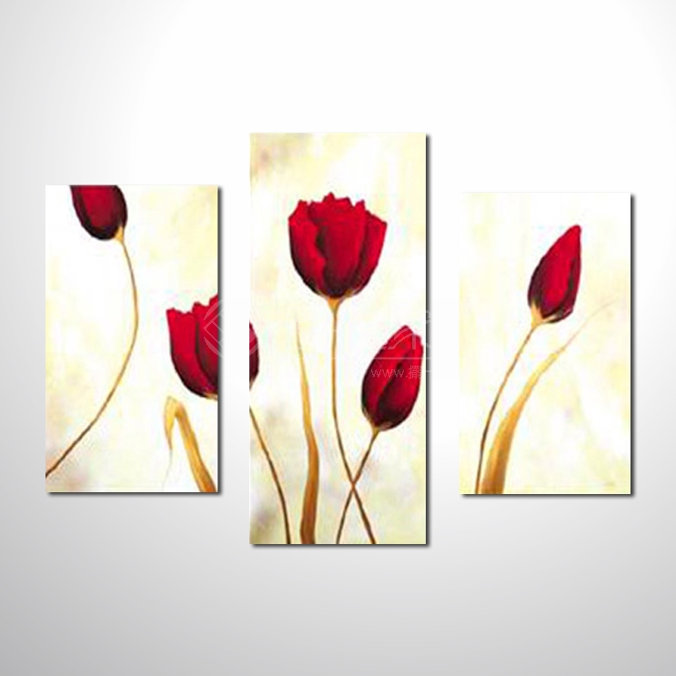 典雅3拼花卉036 油畫 裝飾...