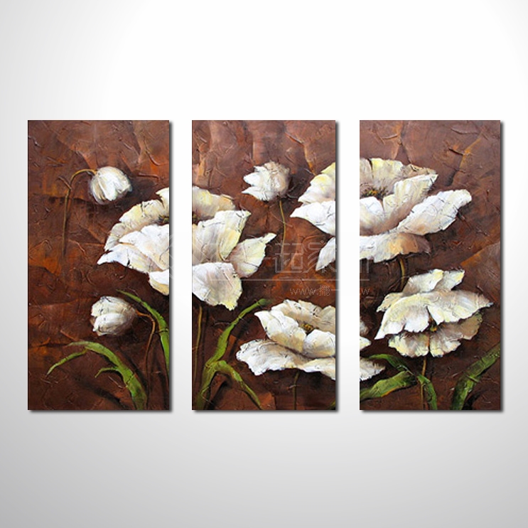 典雅3拼花卉053 油畫 裝飾...