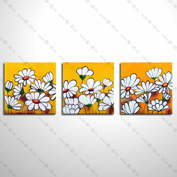 典雅3拼花卉042 油畫 裝飾...