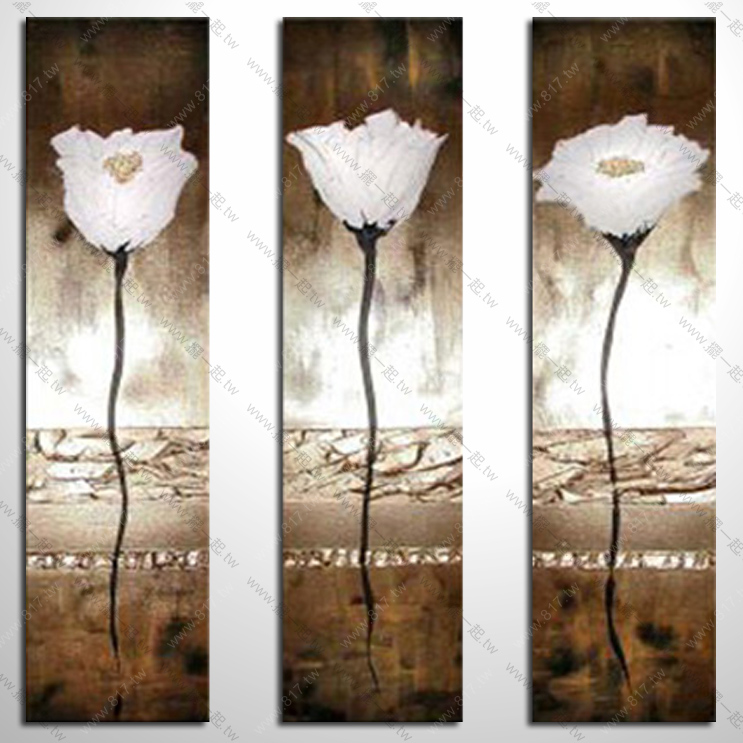 典雅3拼花卉023 油畫 裝飾...